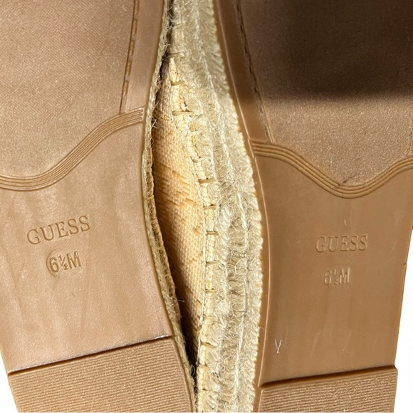 🌻NEW NWOT GUESS Mones Jute Casual Espadrille Flats Women's Size 6.5 - Picture 8 of 8